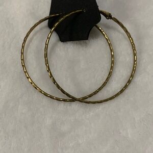 Gold Plated Hoop Earrings